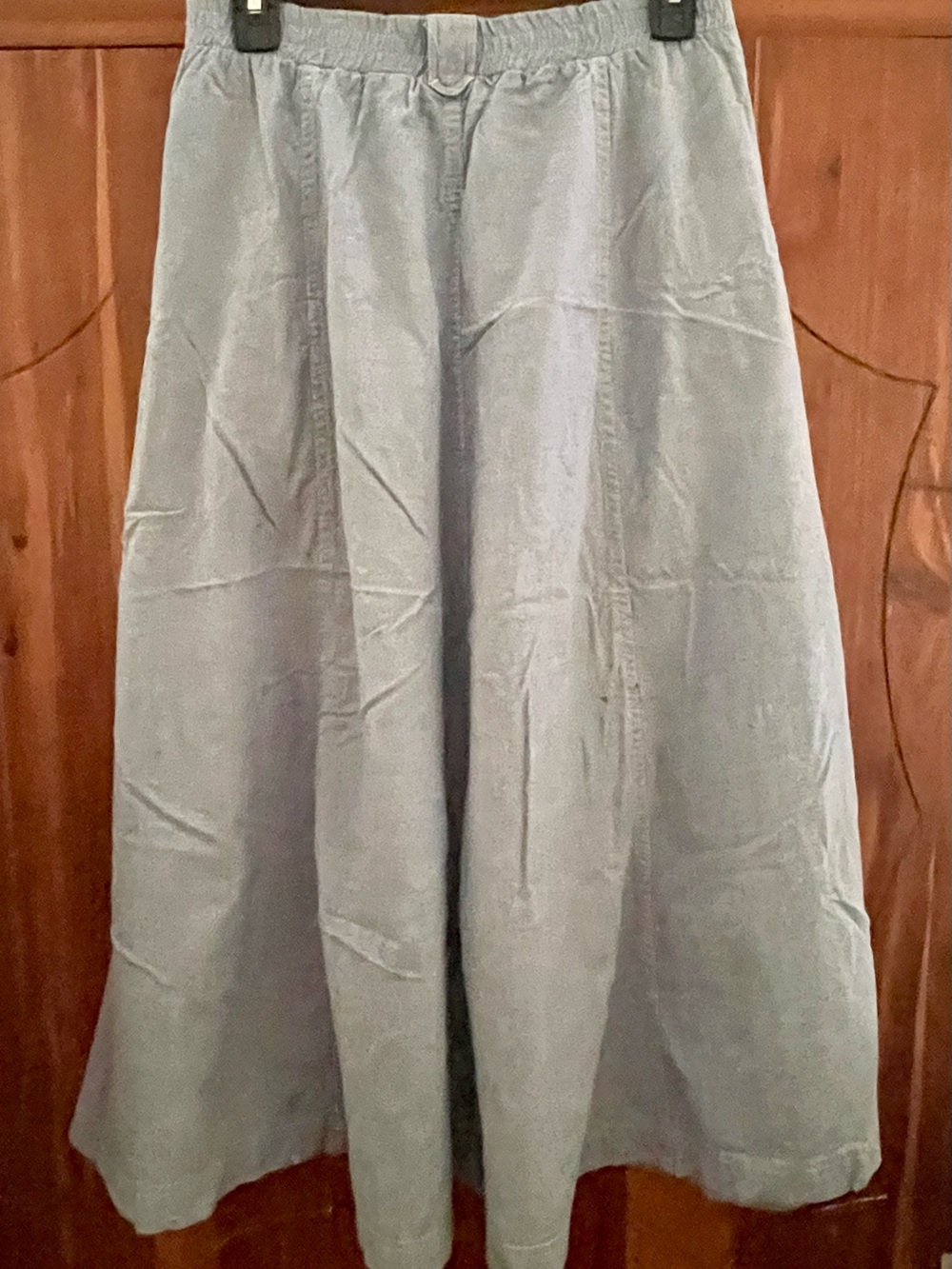 Vintage ChausSport Chambray Side-Buttons Maxi Skirt Size S - Picture 2 of 12